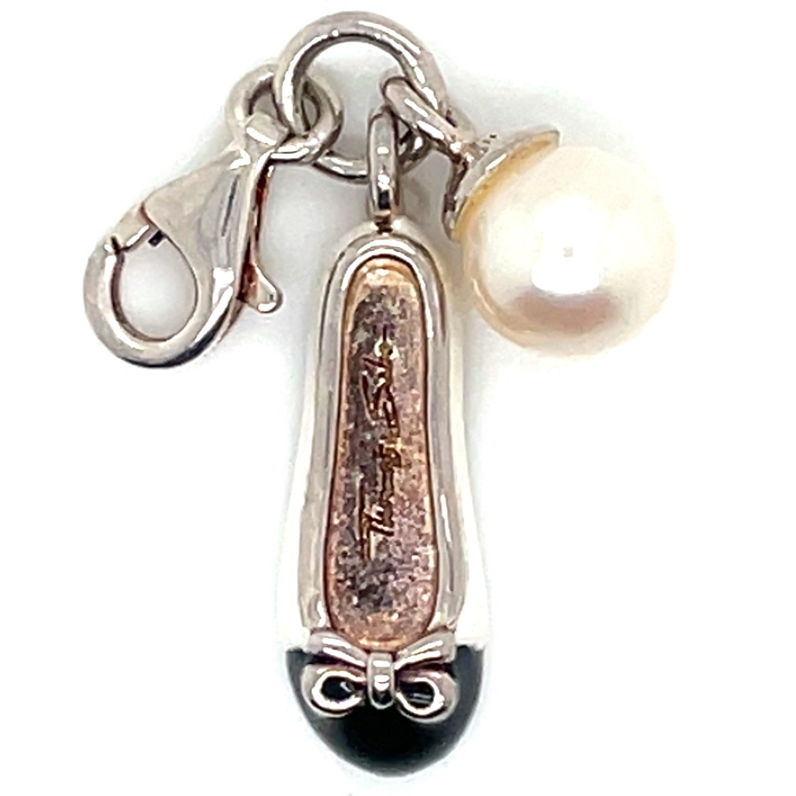 Thomas Sabo Shoe and White Bead Charm