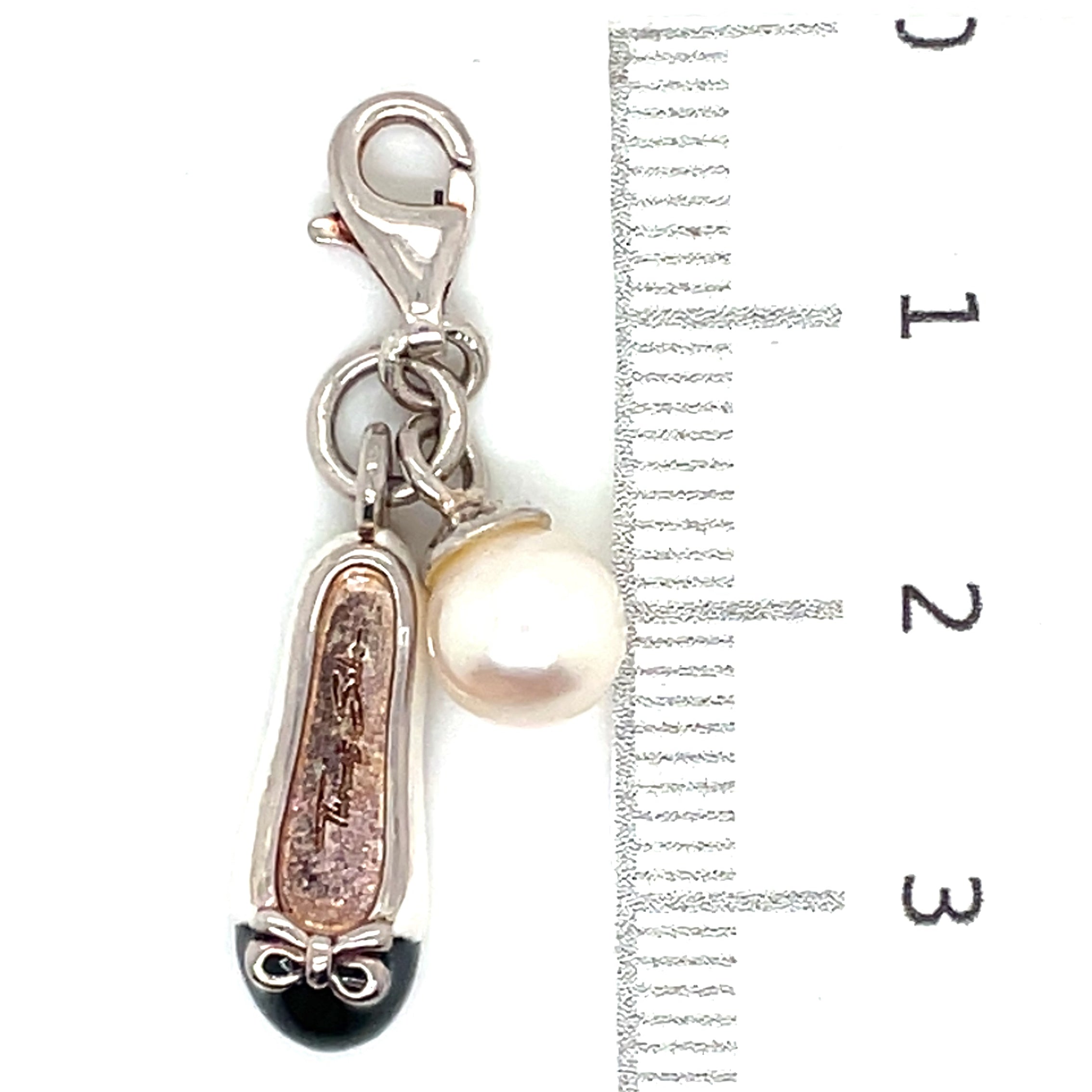 Thomas Sabo Shoe and White Bead Charm