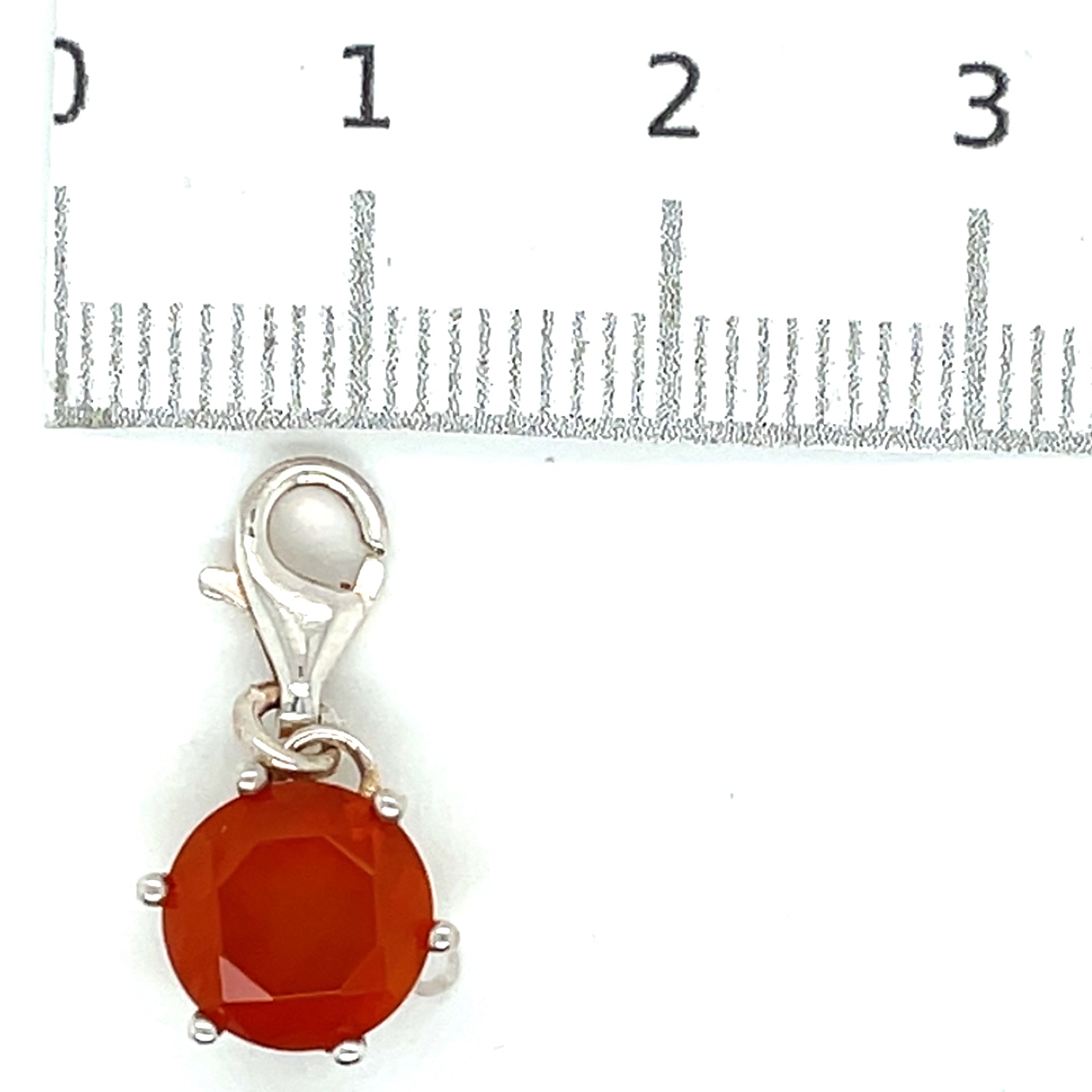Thomas Sabo Burnt Orange Stone and Silver Pendant