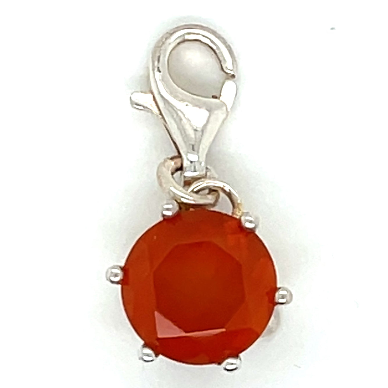 Thomas Sabo Burnt Orange Stone and Silver Pendant