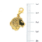 Thomas Sabo Gold Plated Lion Head Charm