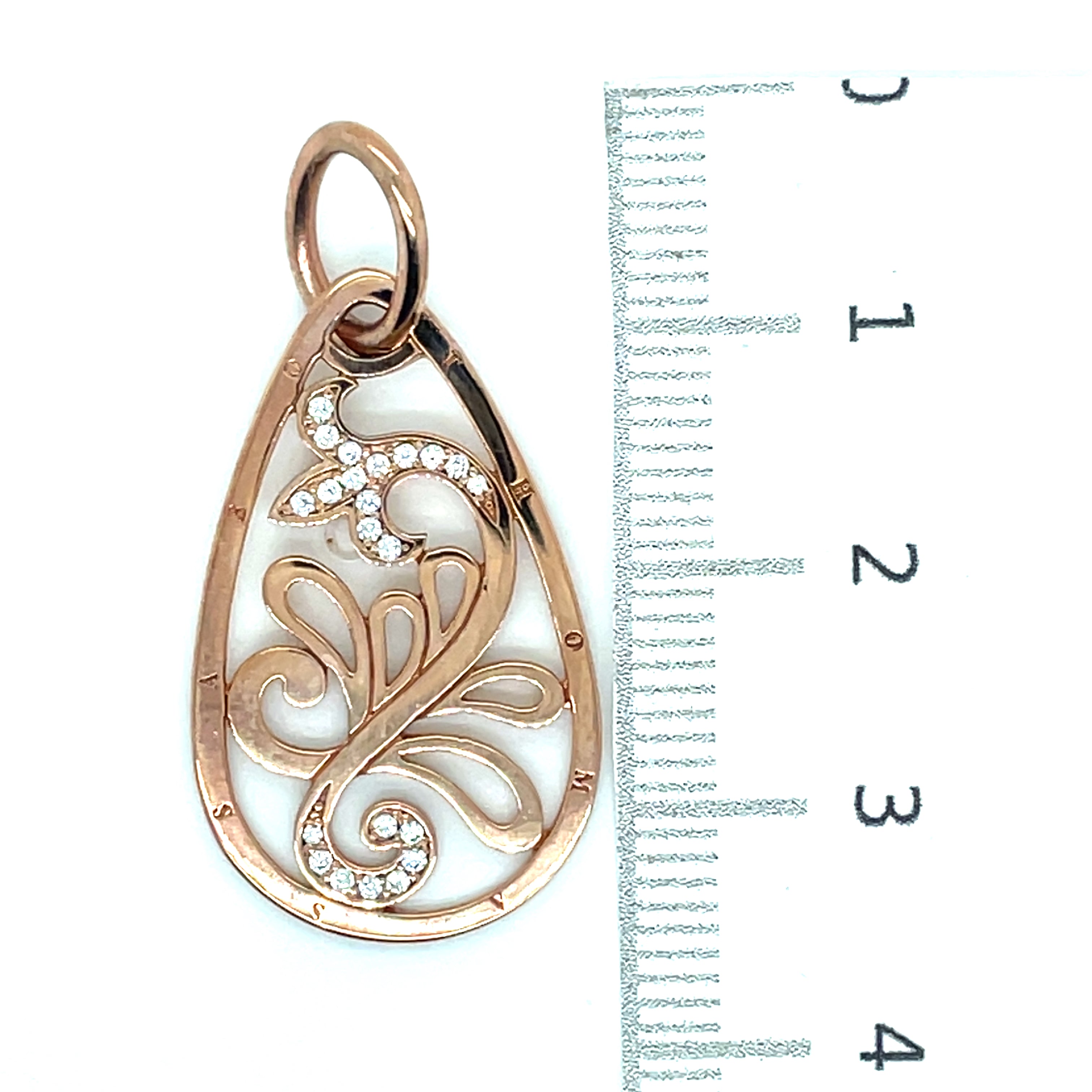 Thomas Sabo Rose Gold and Cubic Zirconia Flower Pendant