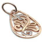 Thomas Sabo Rose Gold and Cubic Zirconia Flower Pendant