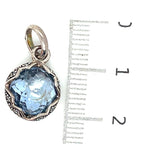 Thomas Sabo Silver and Blue Stone Pendant