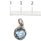Thomas Sabo Silver and Blue Stone Pendant