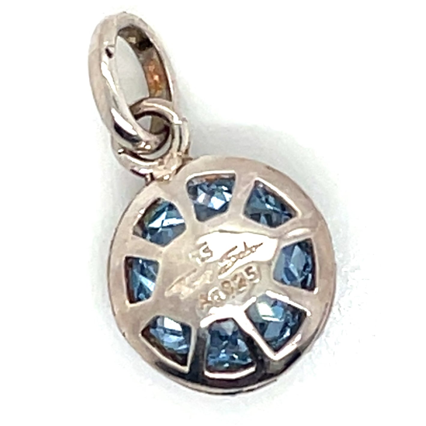 Thomas Sabo Silver and Blue Stone Pendant