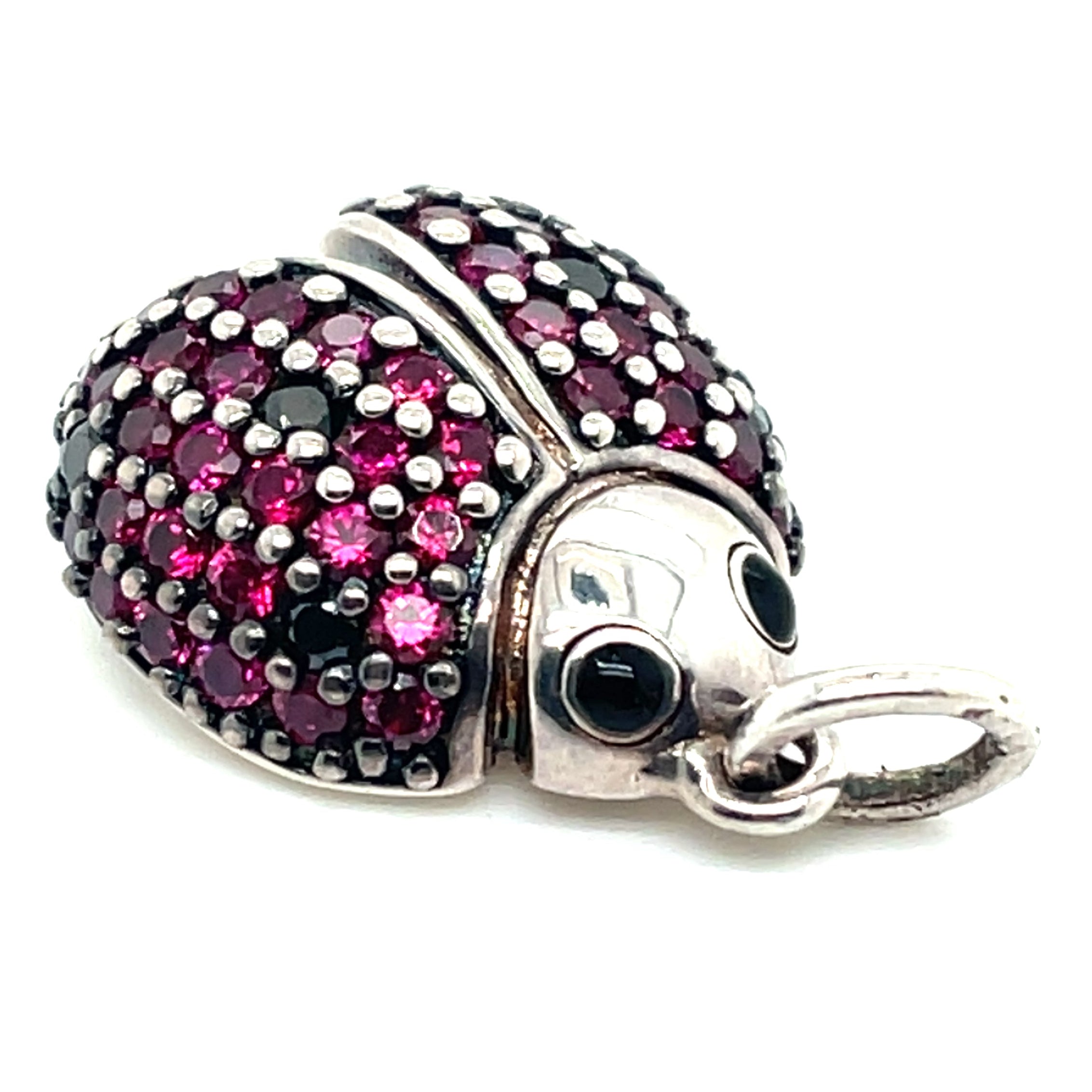 Thomas Sabo Silver and Cubic Zirconia Ladybird Pendant