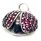 Thomas Sabo Silver and Cubic Zirconia Ladybird Pendant