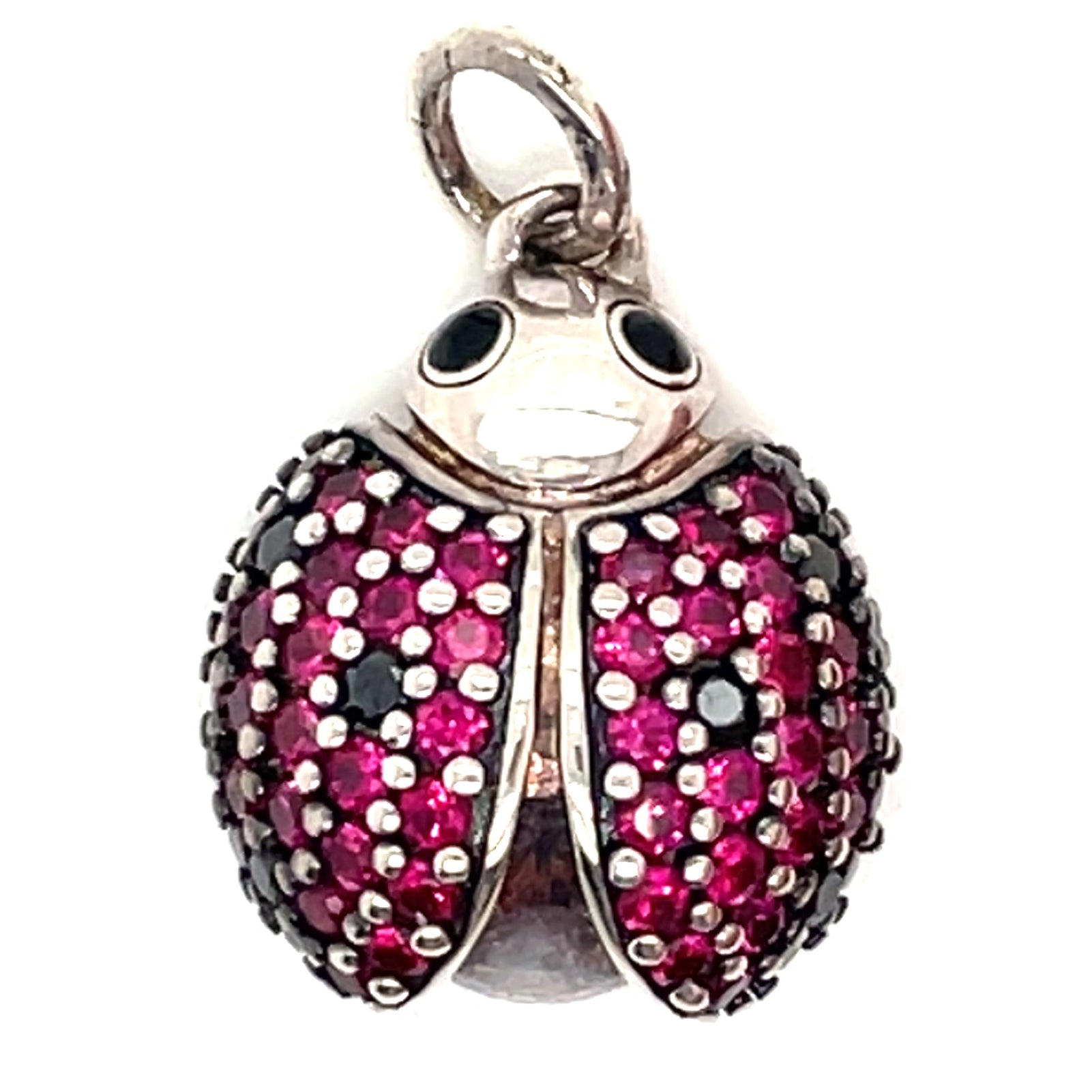 Thomas Sabo Silver and Cubic Zirconia Ladybird Pendant