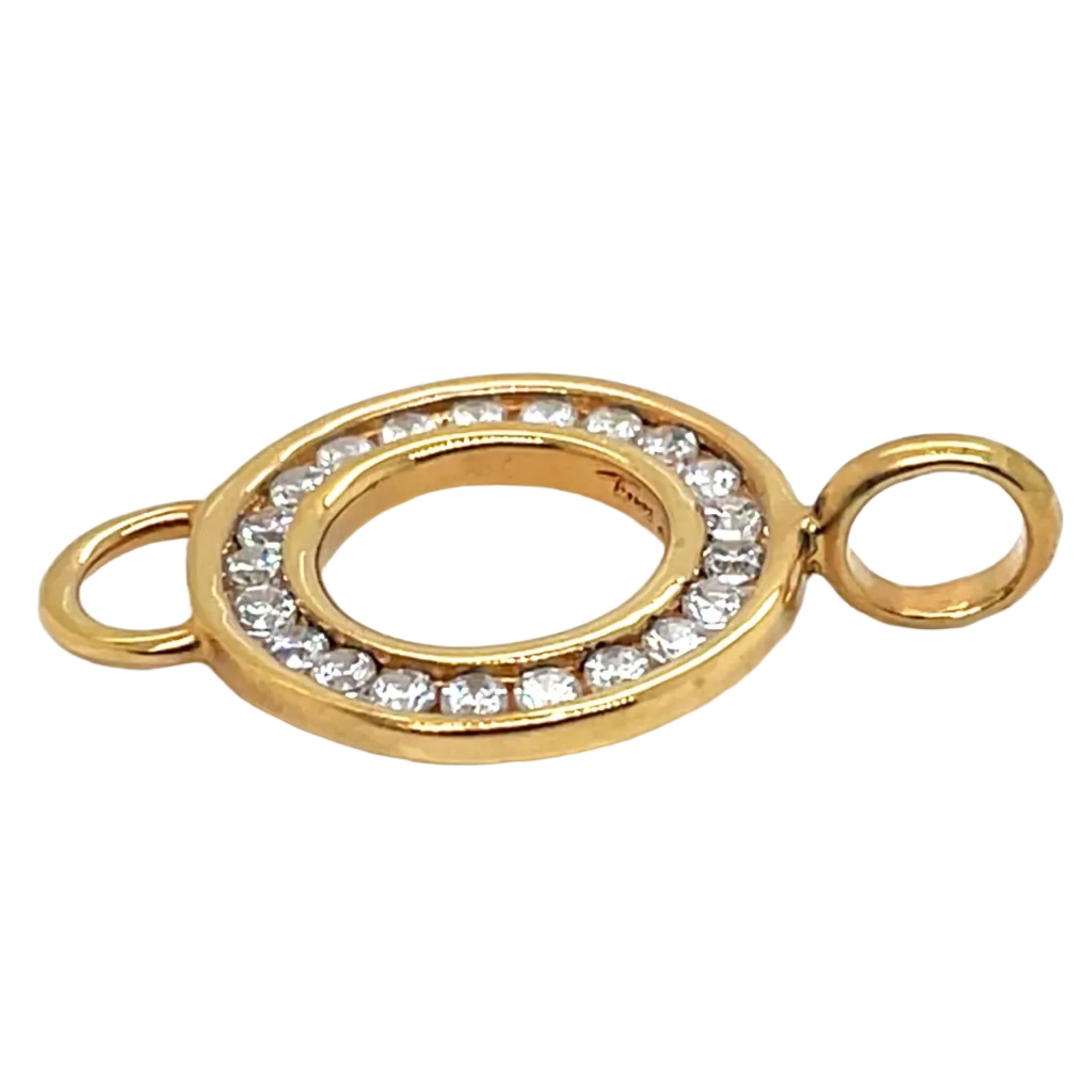 Thomas Sabo Gold Plated and Cubic Zirconia Carrier Charm