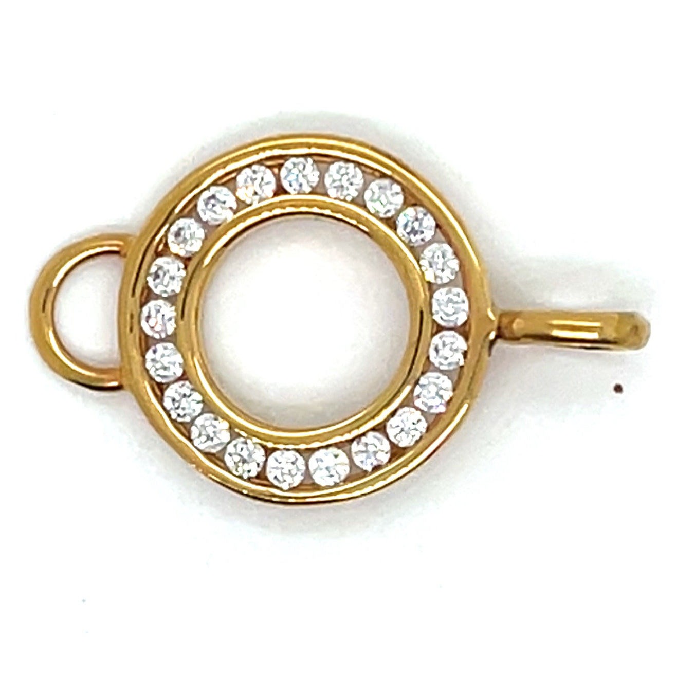 Thomas Sabo Gold Plated and Cubic Zirconia Carrier Charm