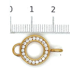 Thomas Sabo Gold Plated and Cubic Zirconia Carrier Charm