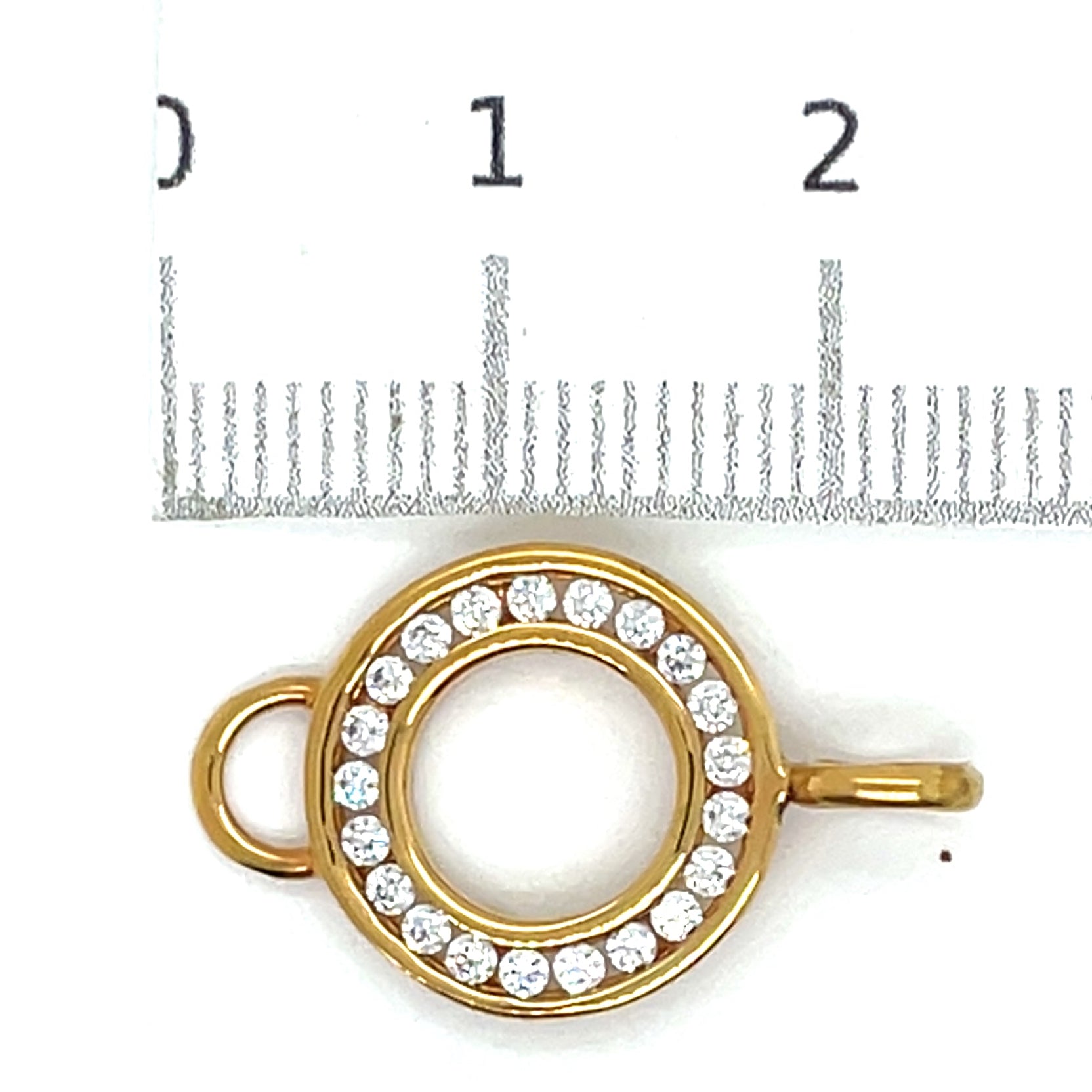 Thomas Sabo Gold Plated and Cubic Zirconia Carrier Charm