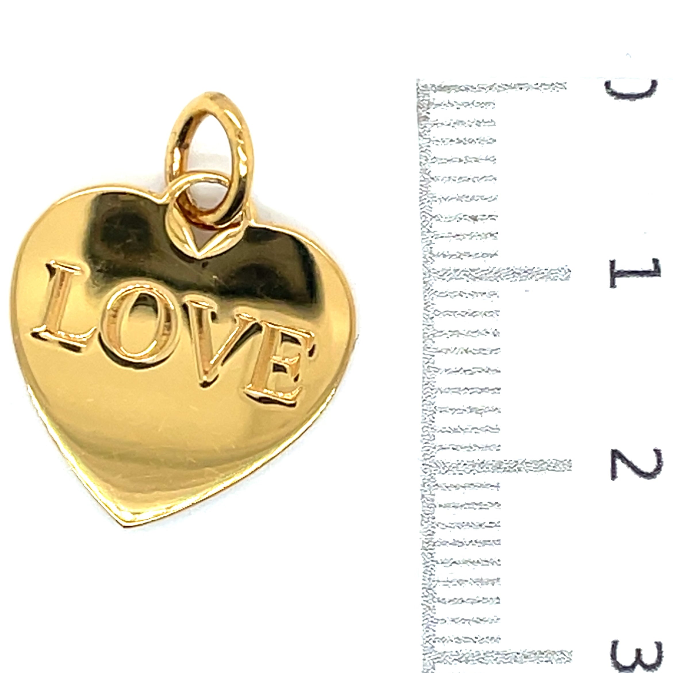Thomas Sabo Gold Plated “Love” Heart Pendant