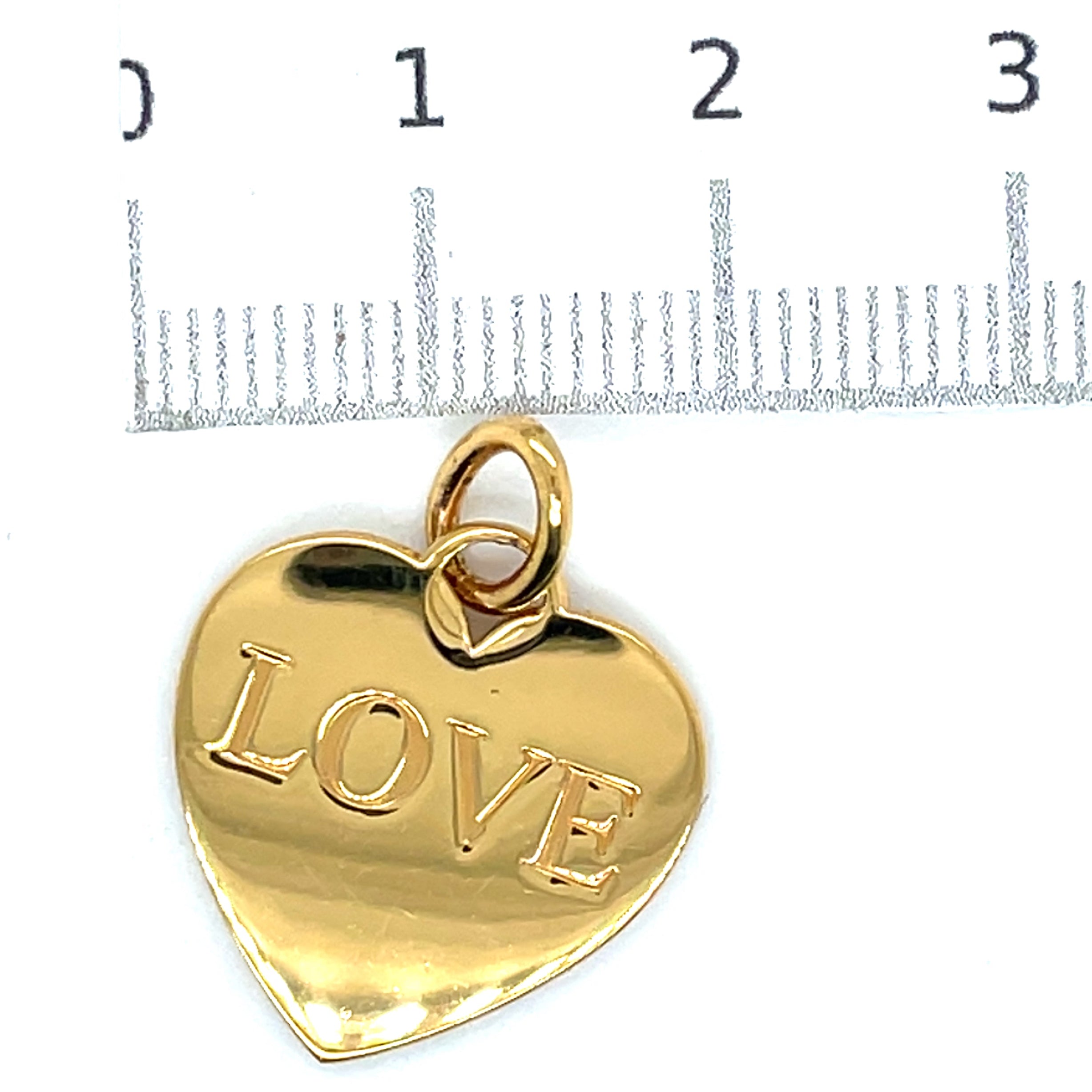 Thomas Sabo Gold Plated “Love” Heart Pendant