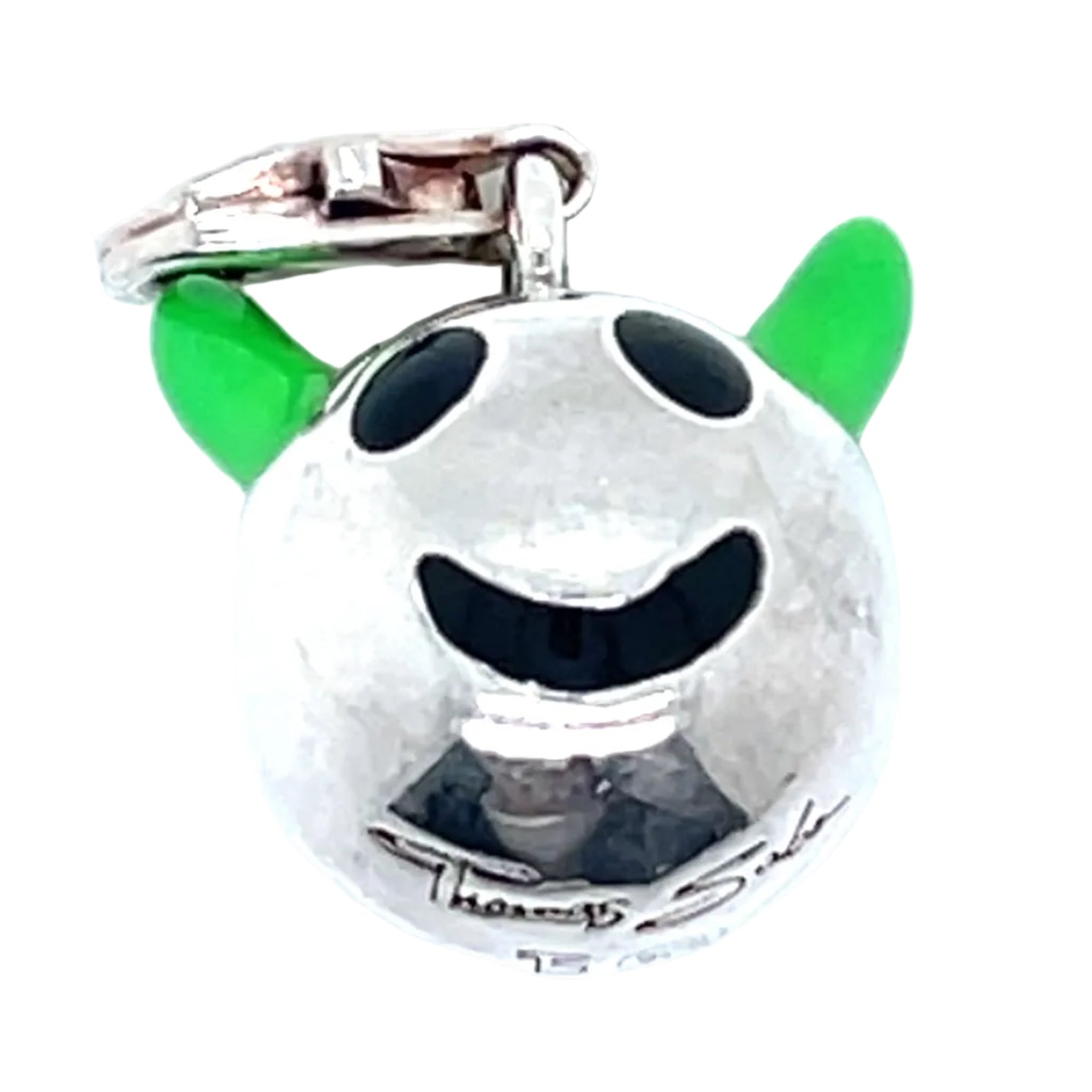 Thomas Sabo Reverse ‘Devil’ Face Silver Charm