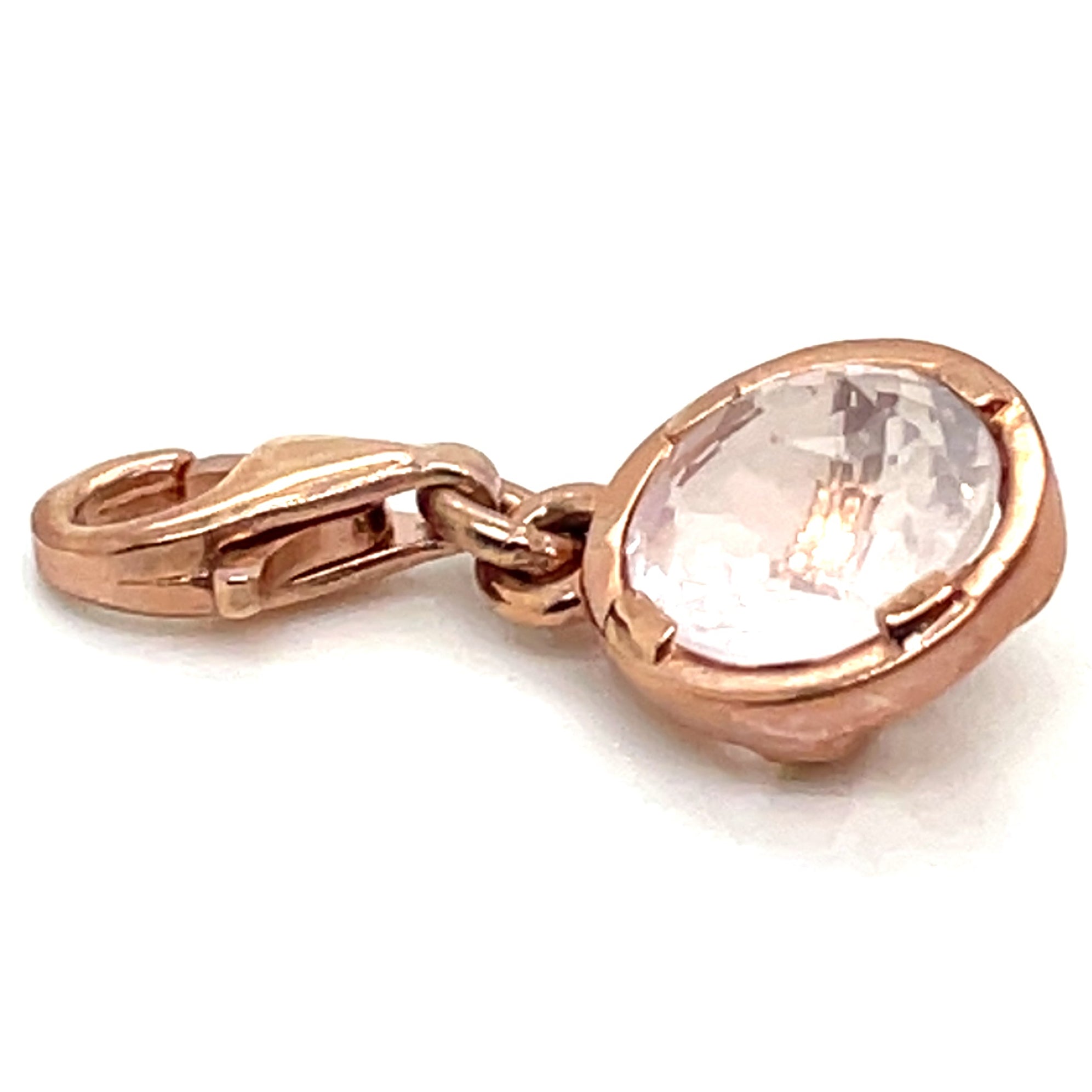 Thomas Sabo Rose Gold Plated Pink Stone Charm