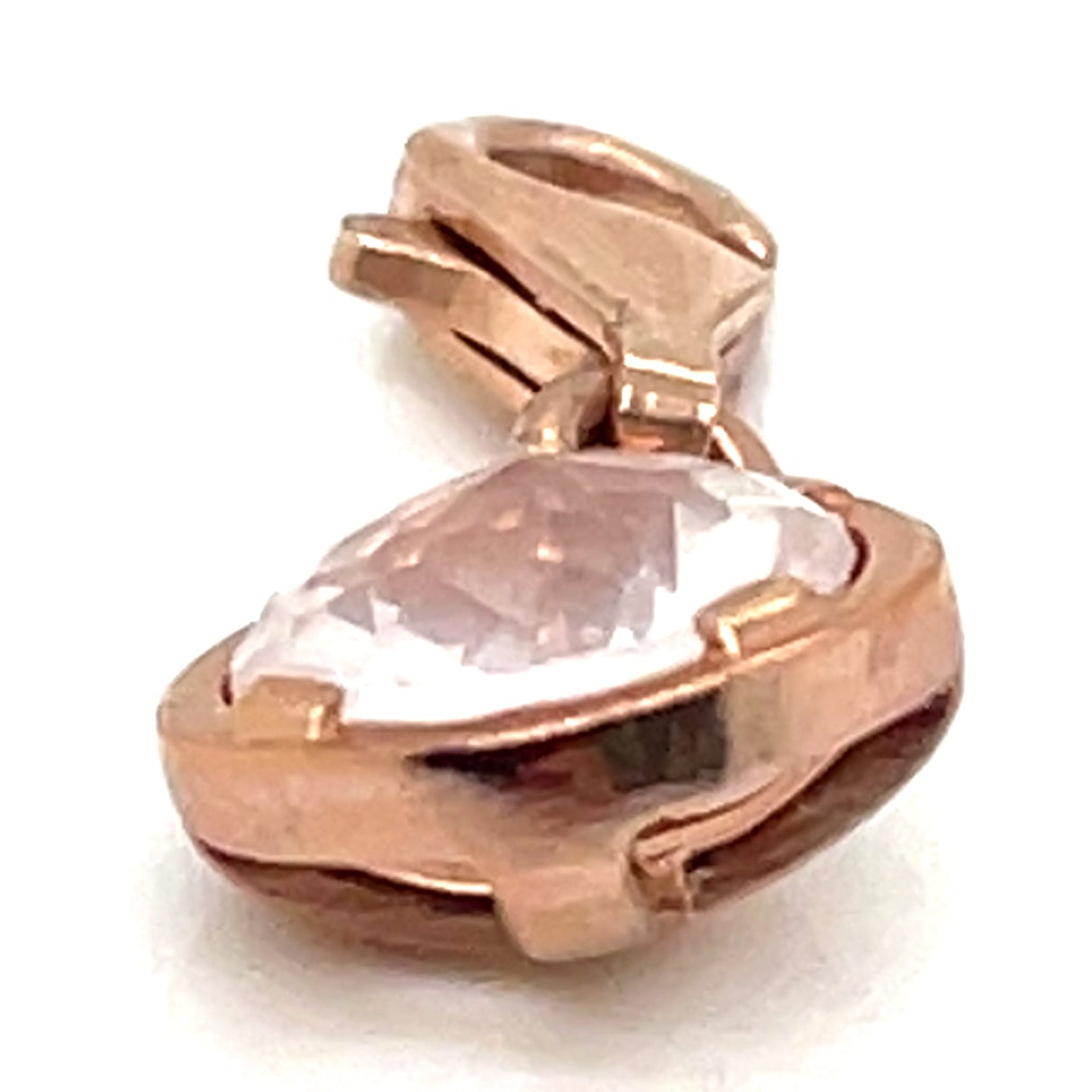 Thomas Sabo Rose Gold Plated Pink Stone Charm