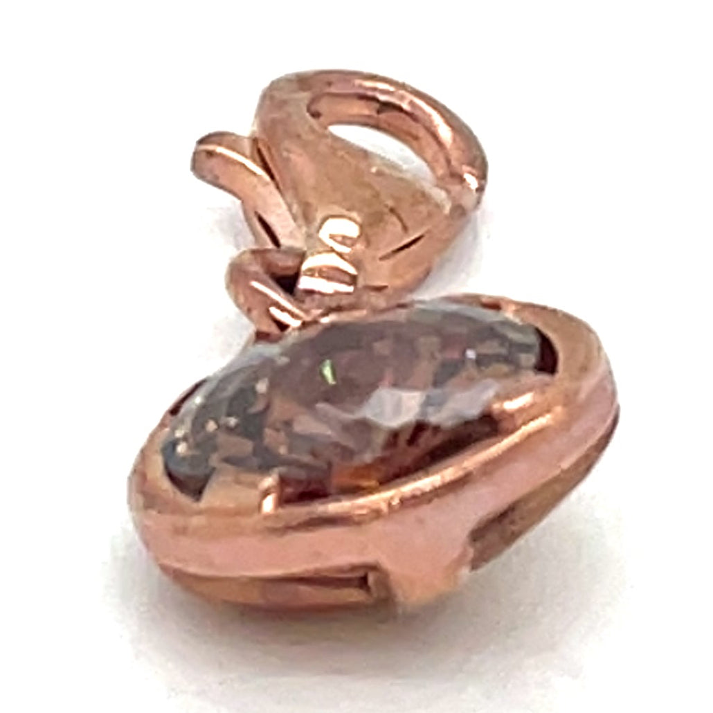 Thomas Sabo Rose Gold Plated ‘Smokey’ Stone Charm