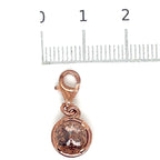 Thomas Sabo Rose Gold Plated ‘Smokey’ Stone Charm