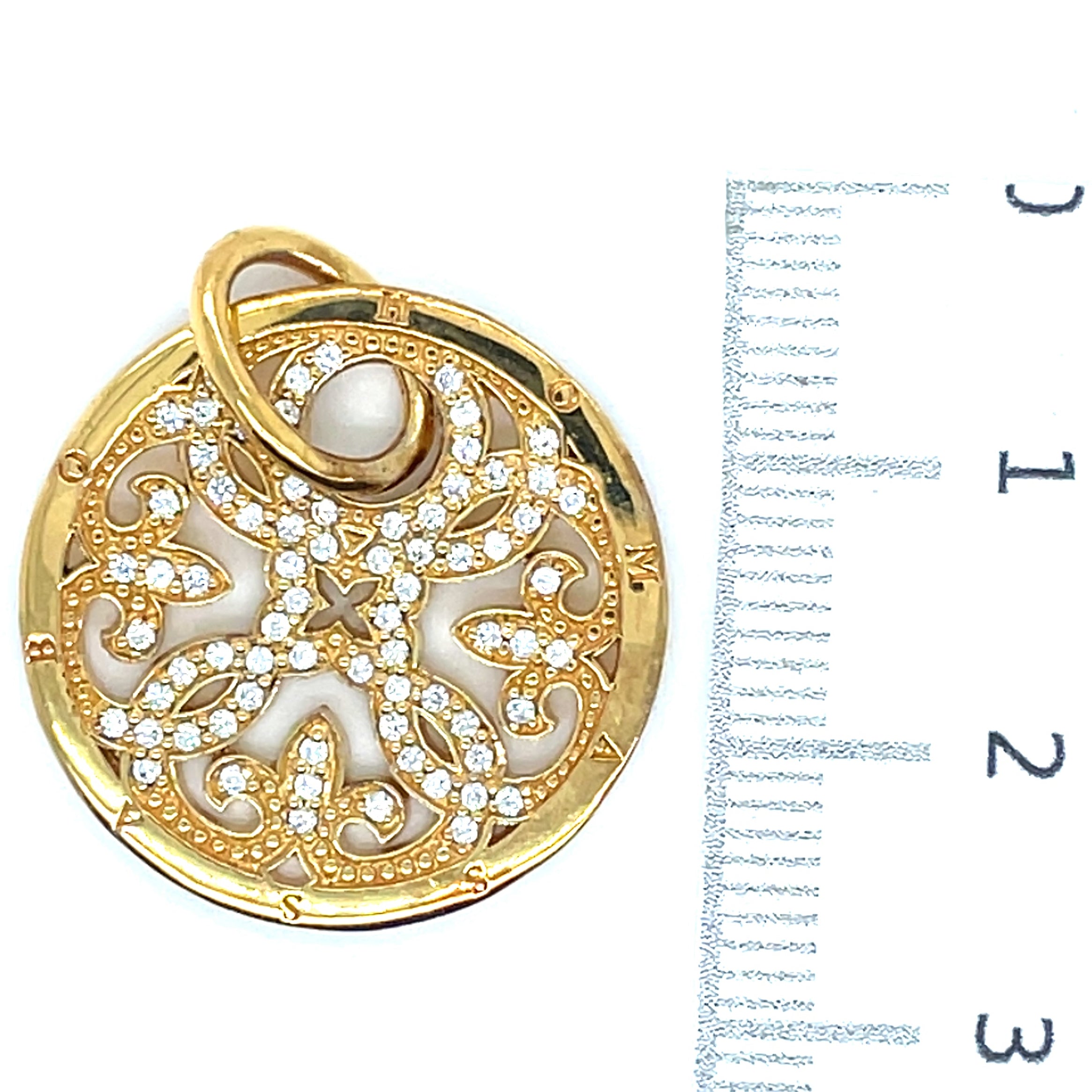 Thomas Sabo Gold Plated and Cubic Zirconia Pendant