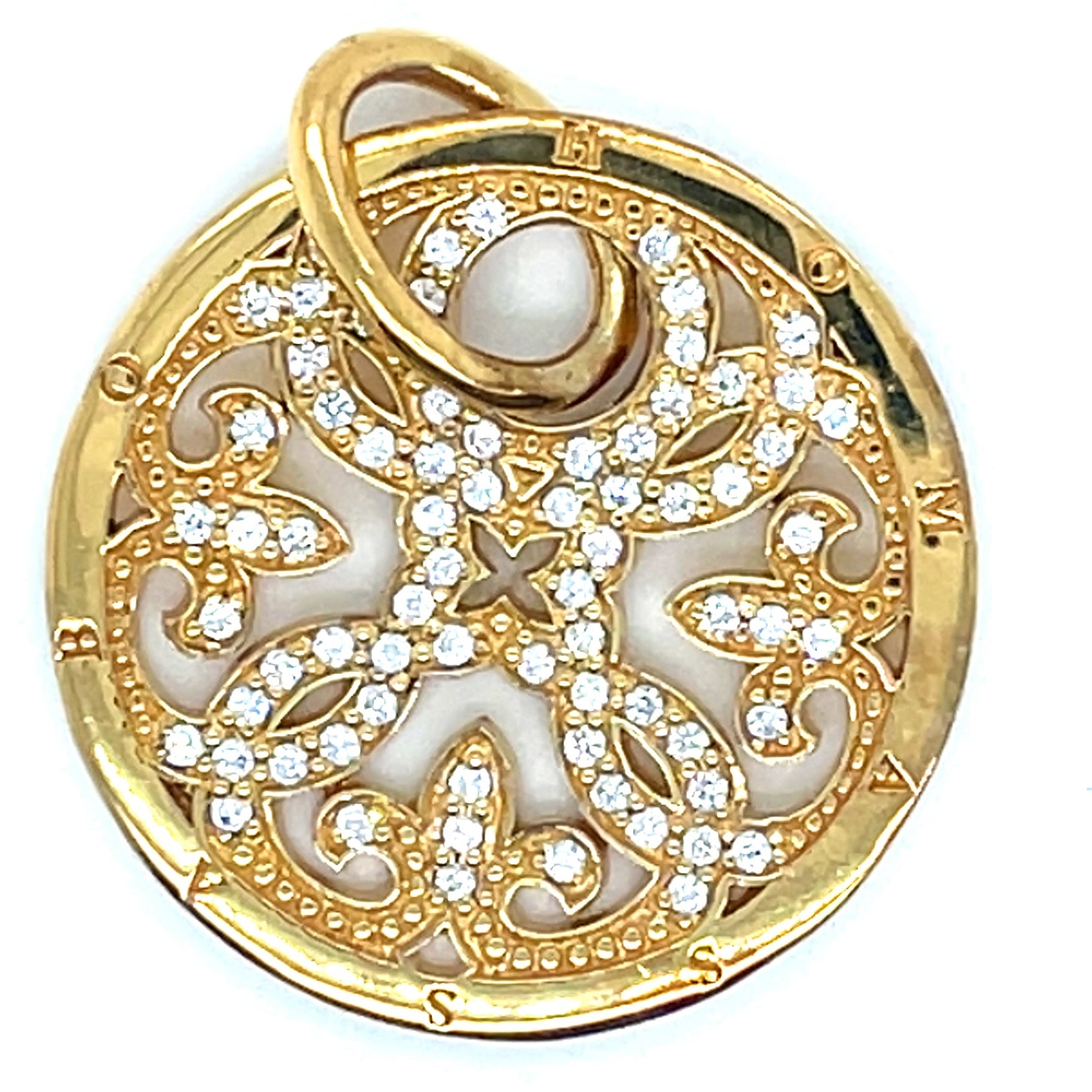 Thomas Sabo Gold Plated and Cubic Zirconia Pendant
