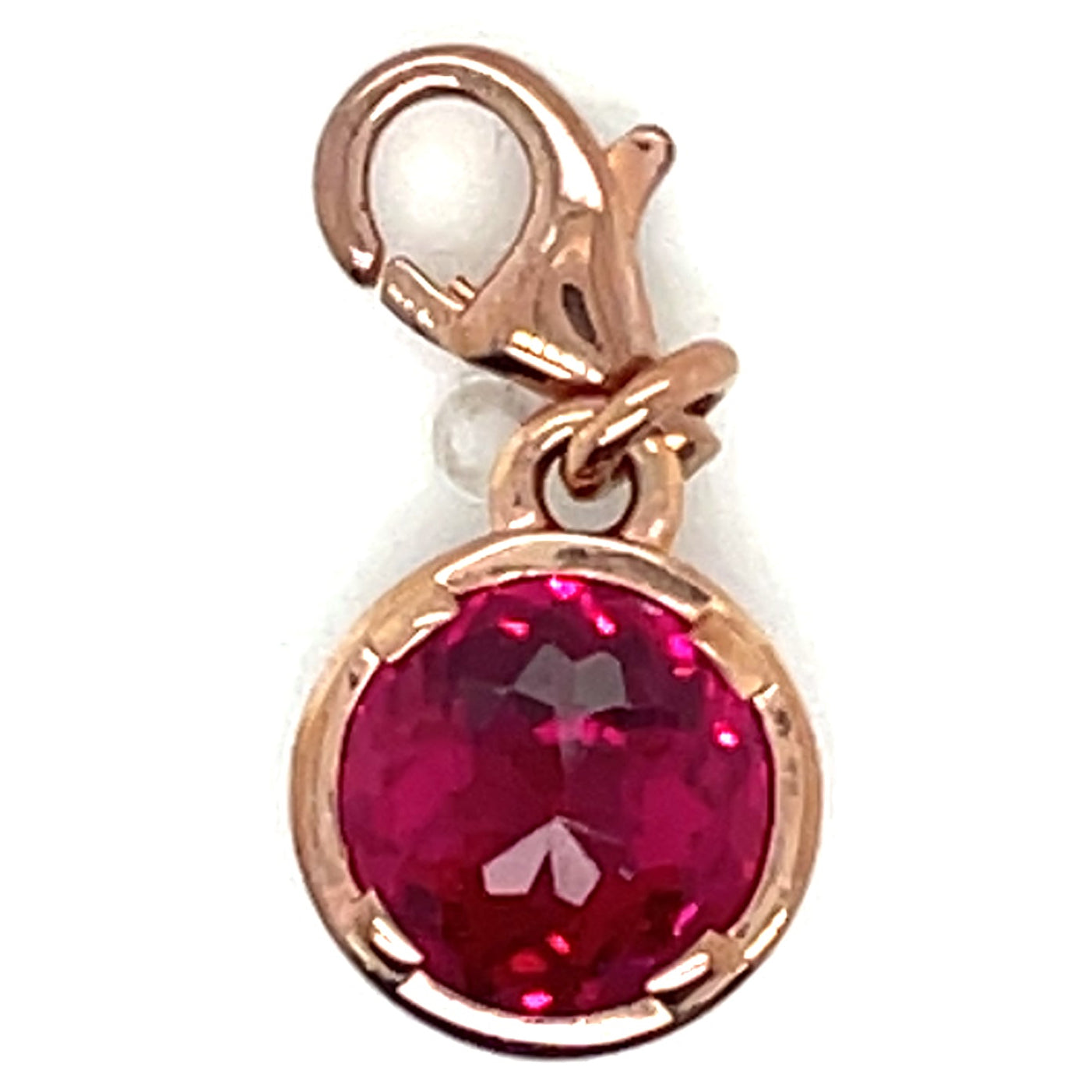 Thomas Sabo Rose Gold Plated ‘Hot Pink’ Stone Charm
