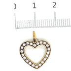Thomas Sabo Gold Plated and Cubic Zirconia Heart Pendant