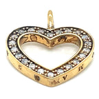 Thomas Sabo Gold Plated and Cubic Zirconia Heart Pendant