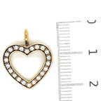 Thomas Sabo Gold Plated and Cubic Zirconia Heart Pendant