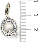 Thomas Sabo Silver Letter ‘Q’ Cubic Zirconia Charm