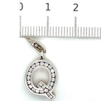 Thomas Sabo Silver Letter ‘Q’ Cubic Zirconia Charm