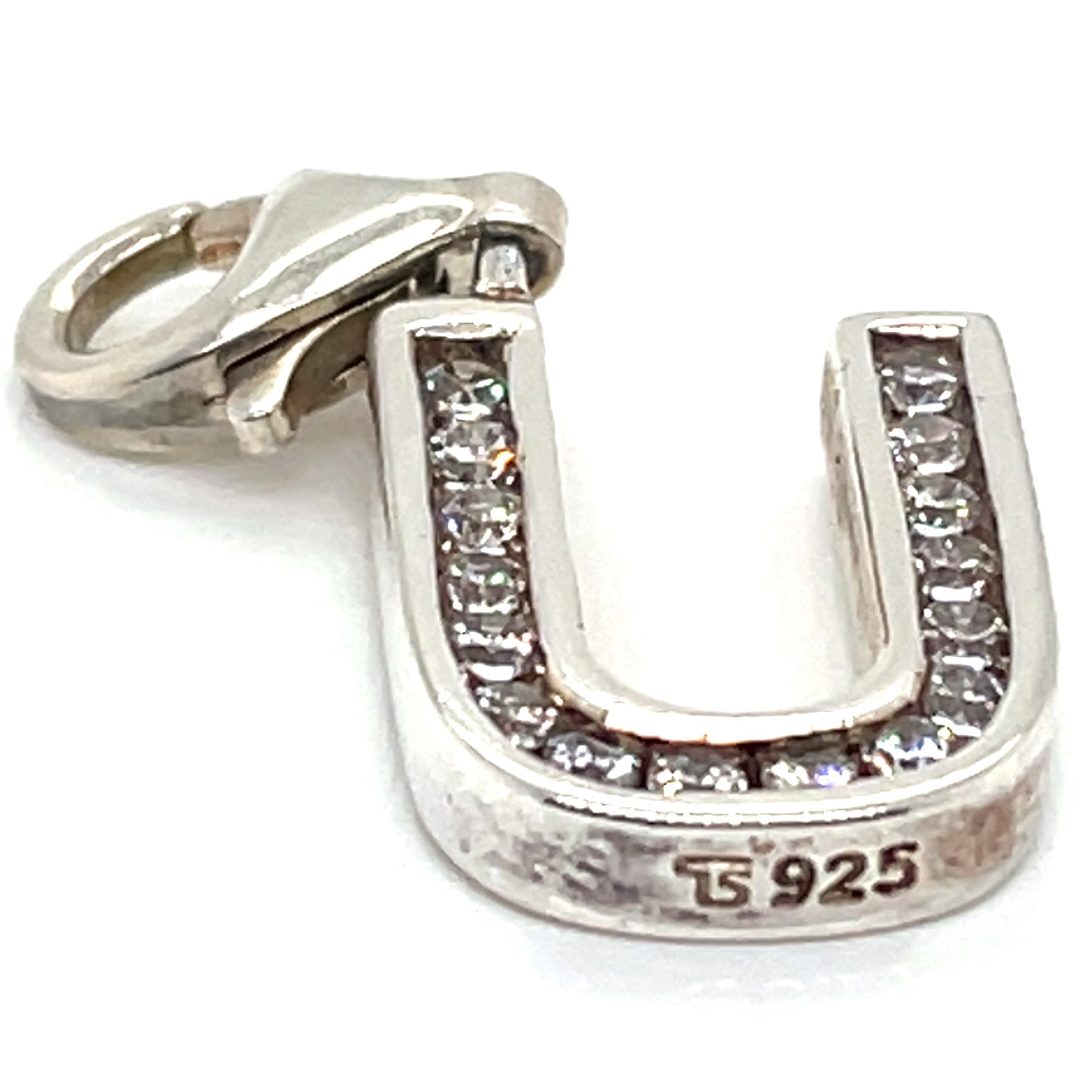 Thomas Sabo Silver Letter ‘U’ Cubic Zirconia Charm