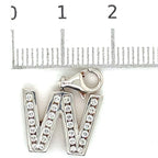 Thomas Sabo Silver Letter ‘W’ Cubic Zirconia Charm