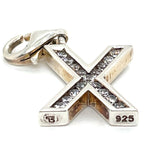 Thomas Sabo Silver Letter ‘X’ Cubic Zirconia Charm