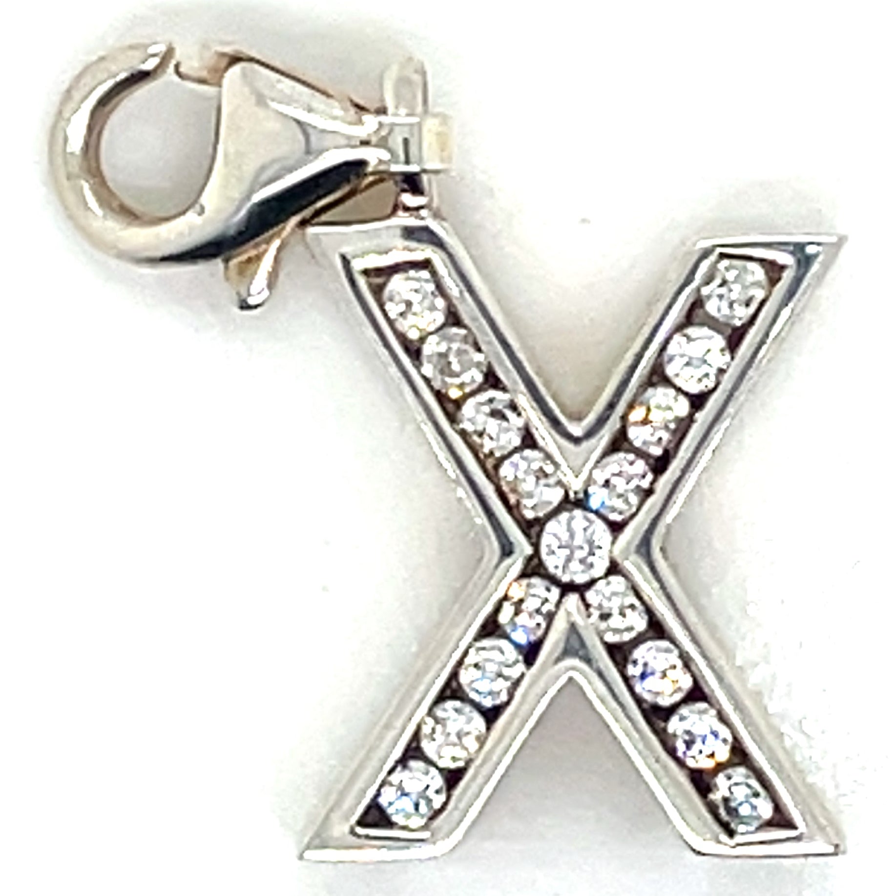 Thomas Sabo Silver Letter ‘X’ Cubic Zirconia Charm