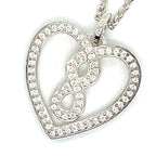 Thomas Sabo Silver Silver and Cubic Zirconia Heart Infinity Necklace