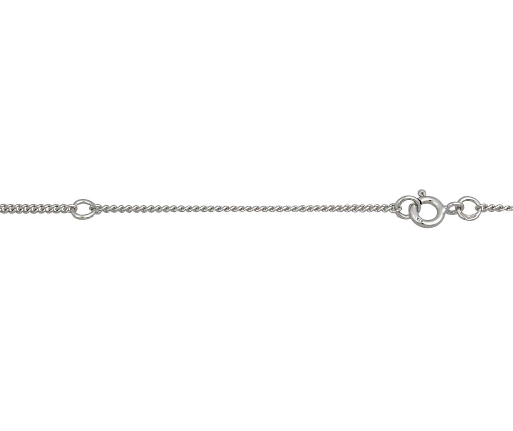 9ct White 18 Filed Curb 18-20 Adjuster