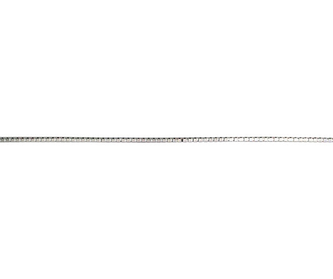 9ct White .53 Venetian 20"/50cm
