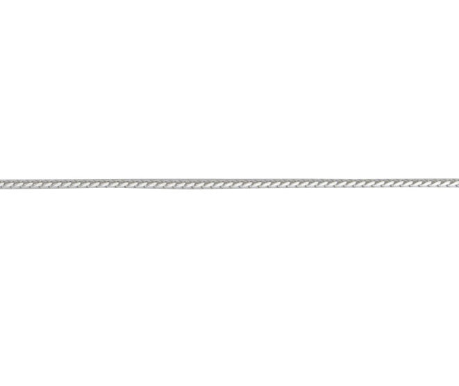 18ct White Franco 35 20"/50cm Rhodium Plated
