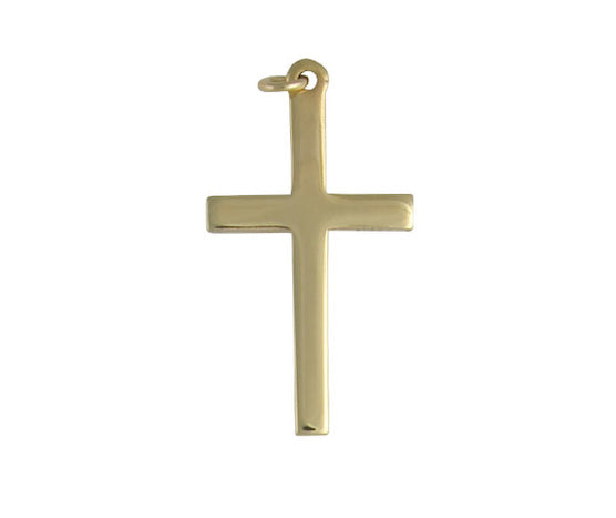 9ct Yellow Cross 62 Pendant