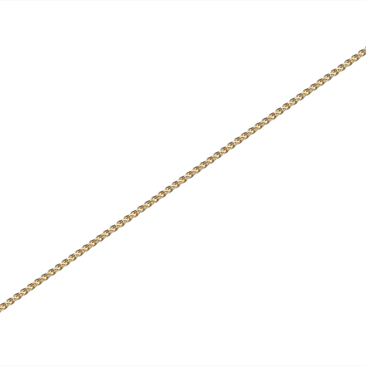 9ct Yellow Gold Spiga 1.1mm 16