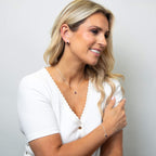 Silver Birthstone Earrings