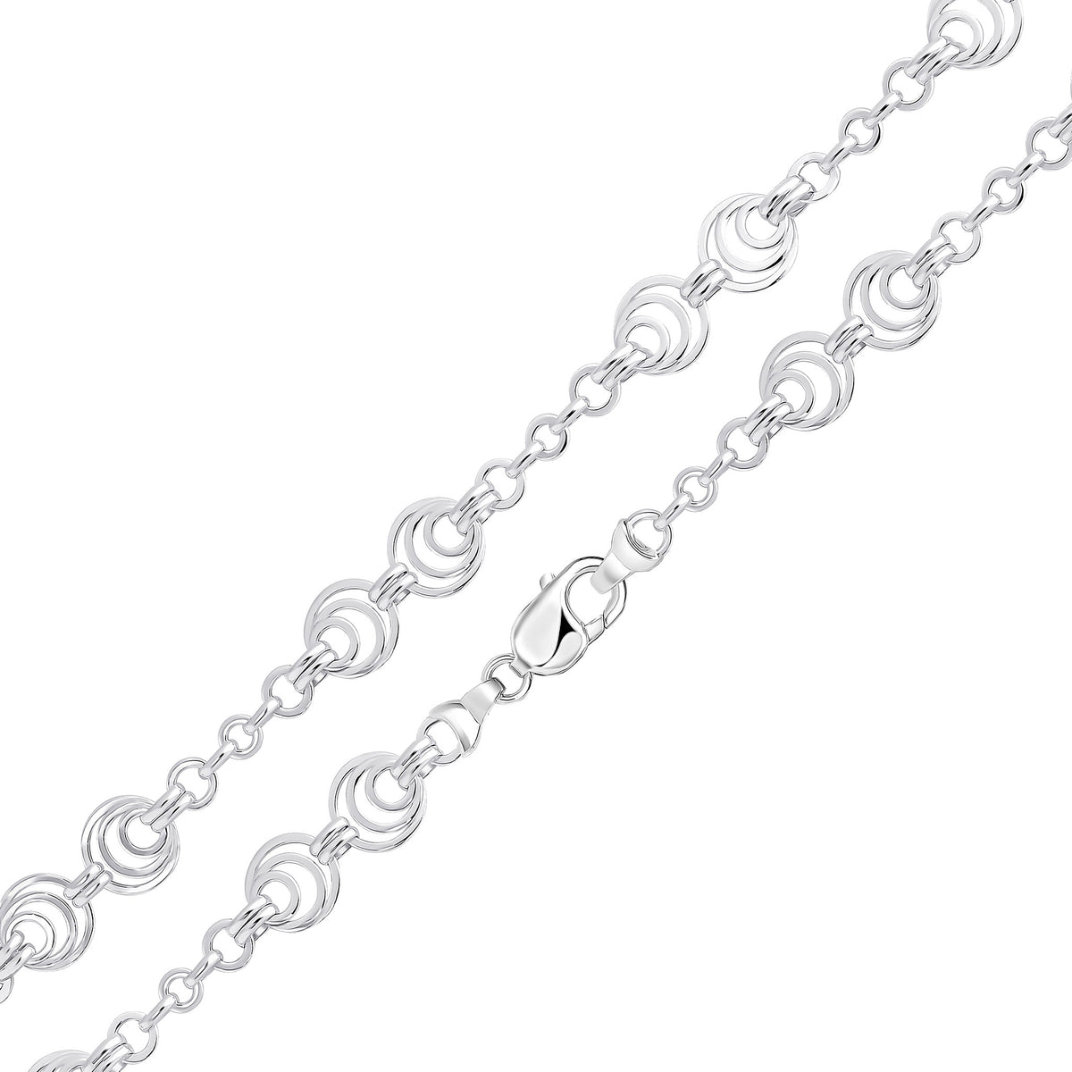 Silver 14.5mm Circles 1