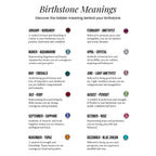 Beginnings Crystal Birthstone Earrings