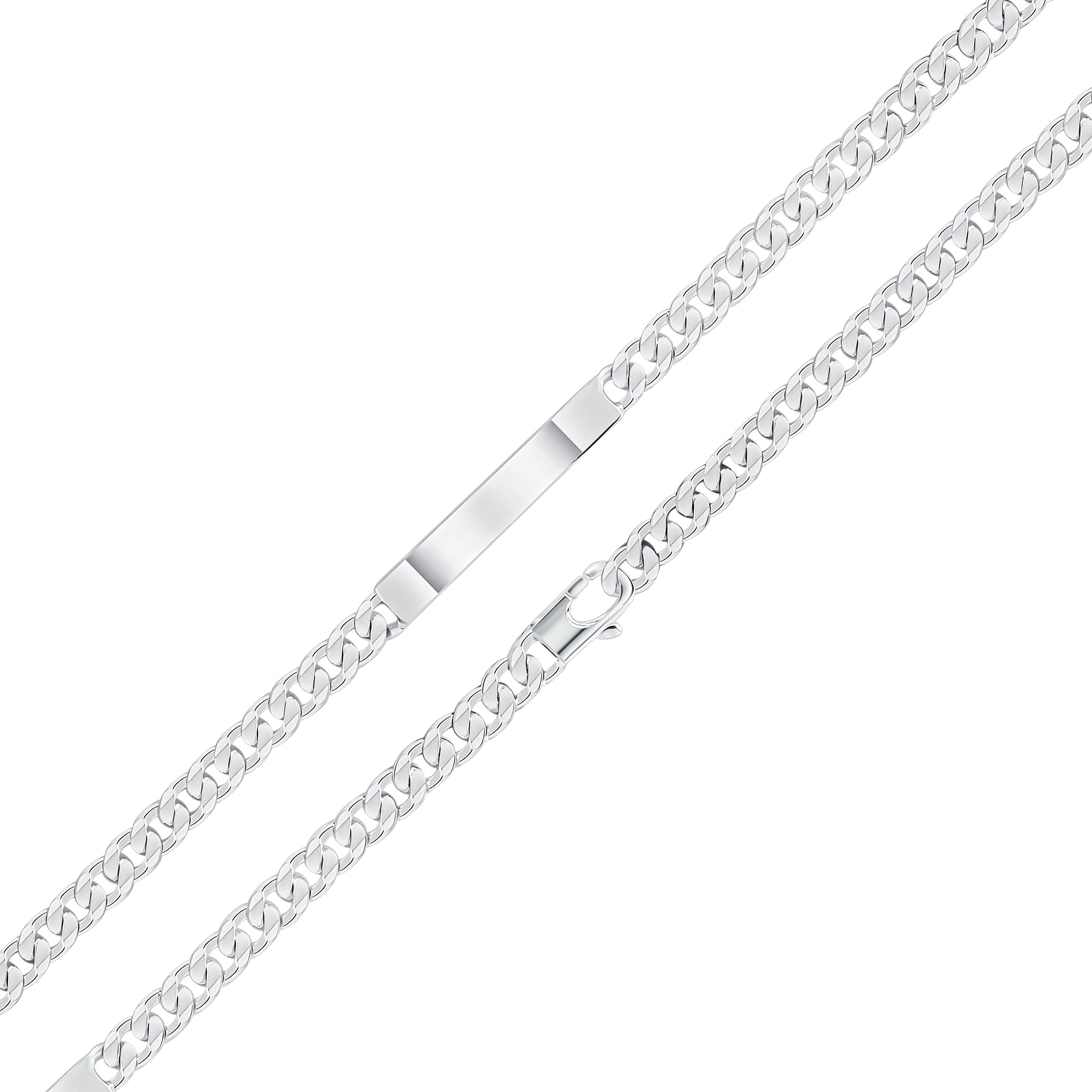6mm ID 5x40mm 8.5 Silver Square