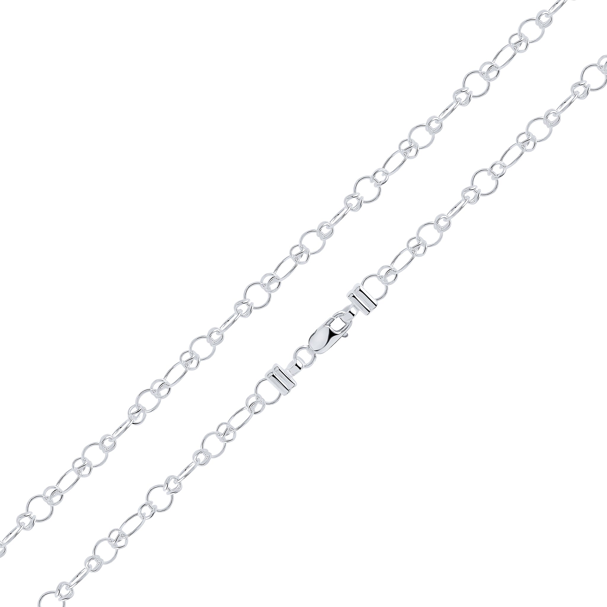 Silver HM Oval Fancy Chain 1