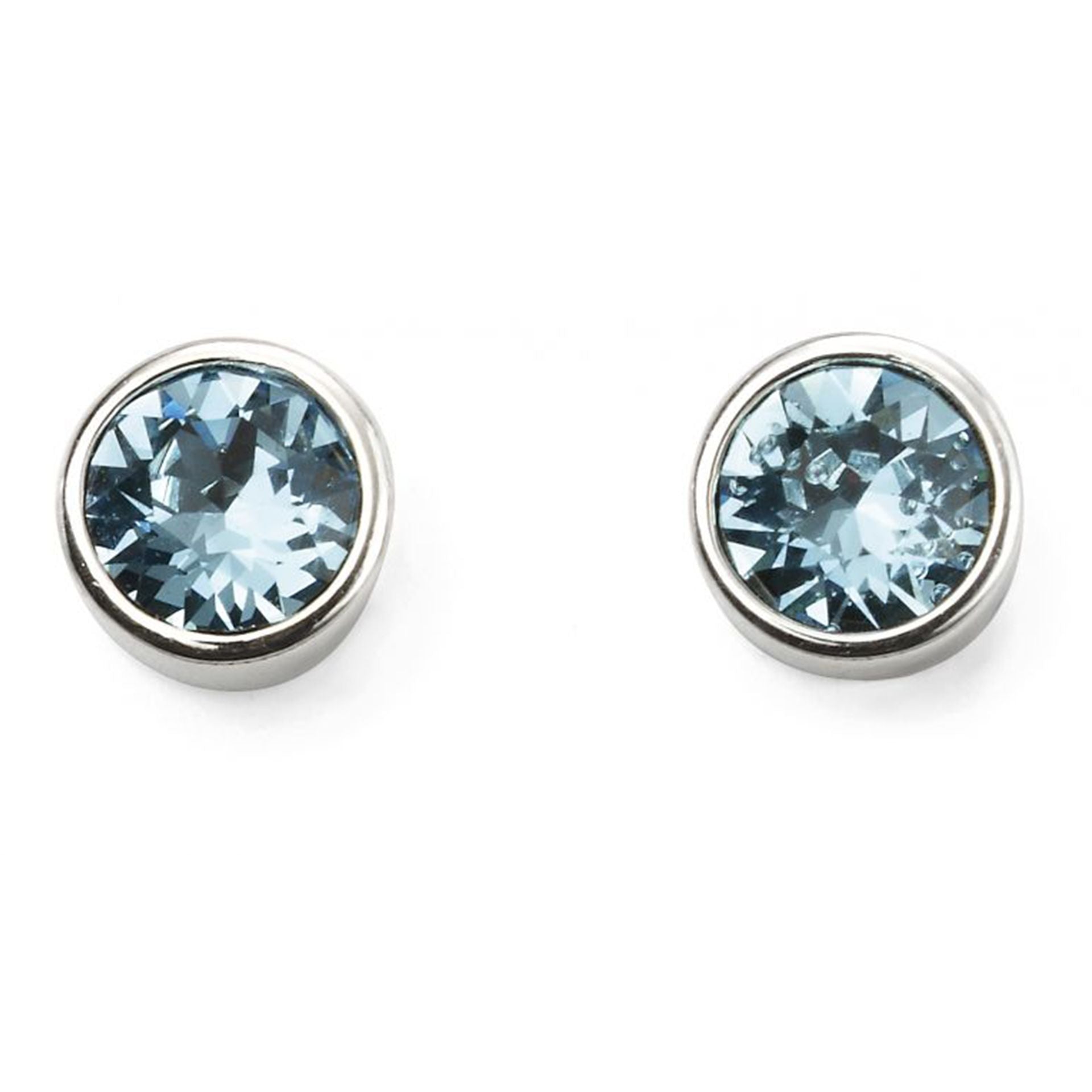 Silver Birthstone Earrings