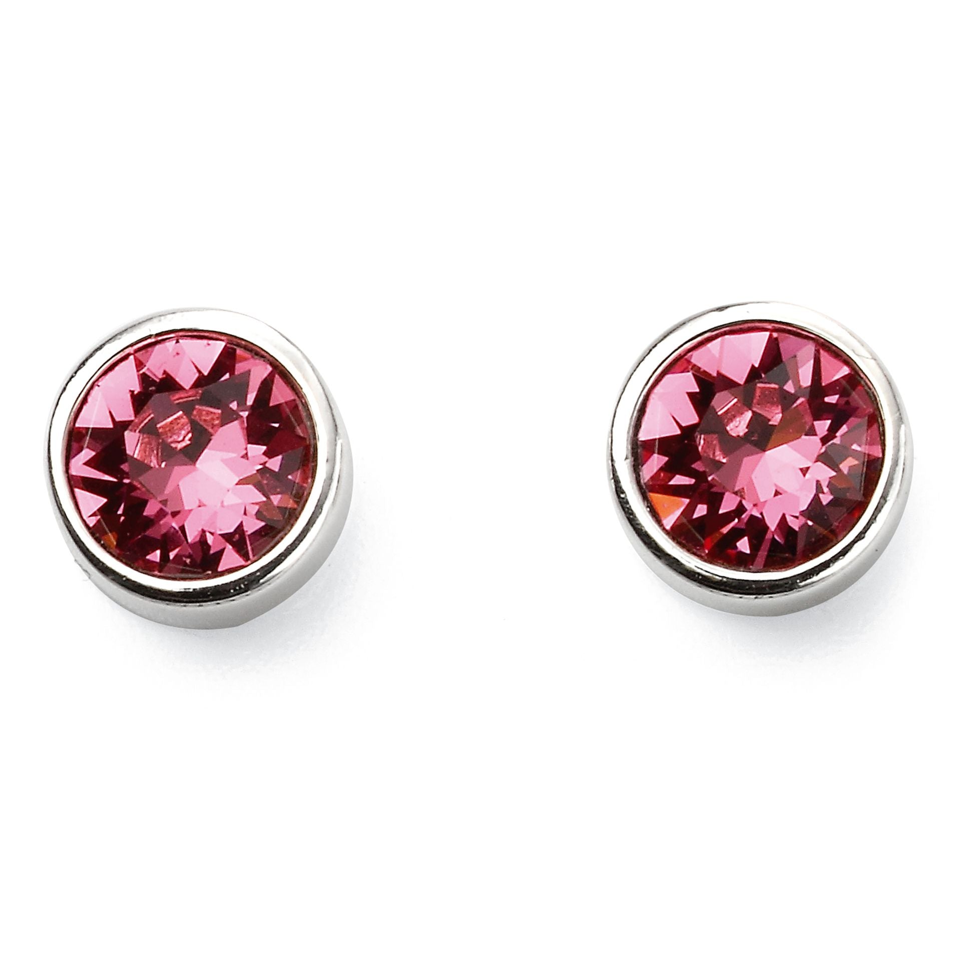 Silver Birthstone Earrings