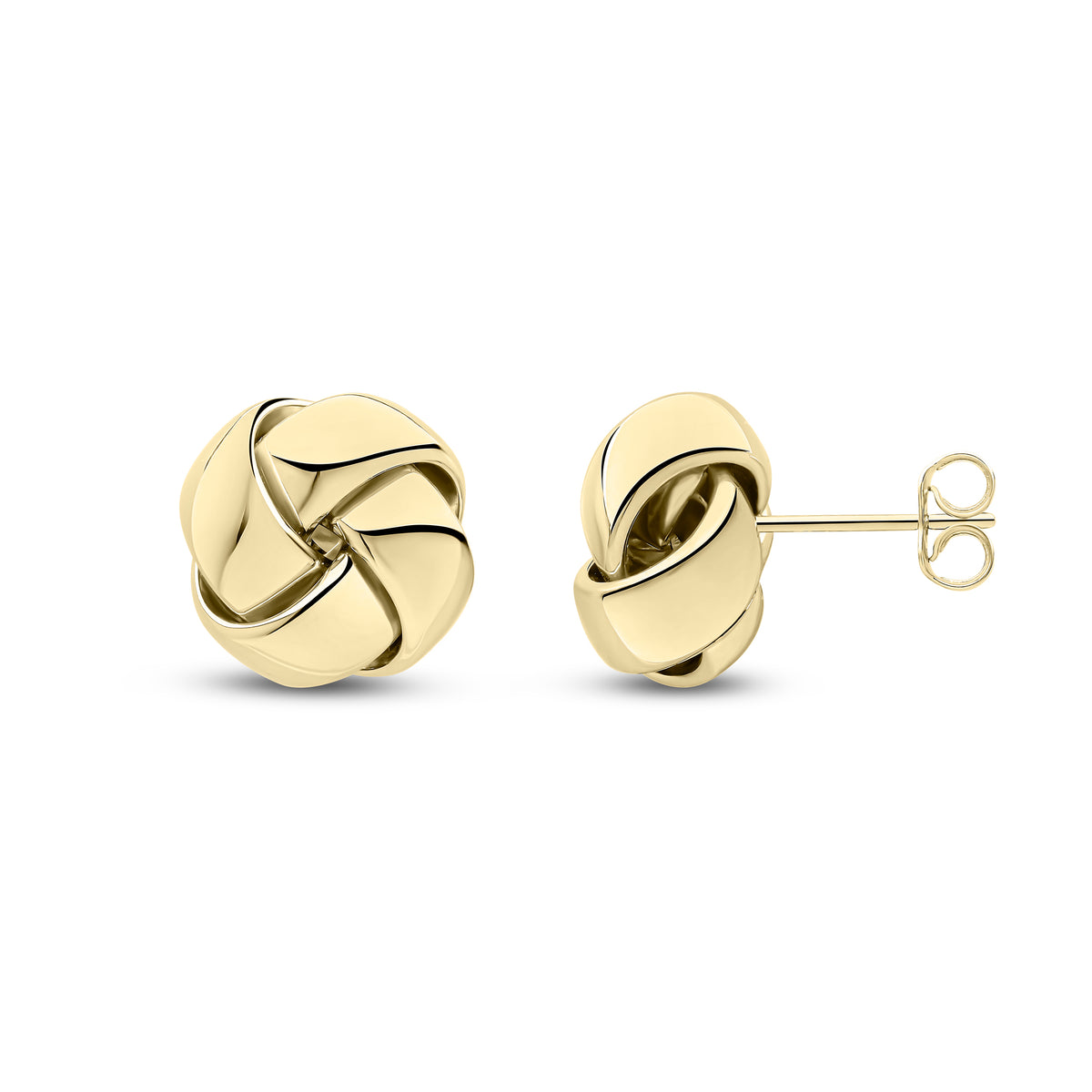 9ct Yellow Gold Large 4 Row Knot E R